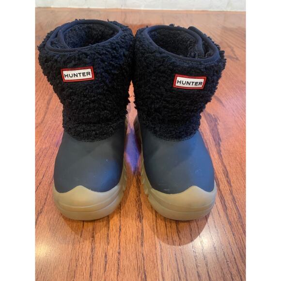 Hunter Intrepid Strap Boucle Snow Boot | Black | UK 10/ US 11 - Picture 1 of 11